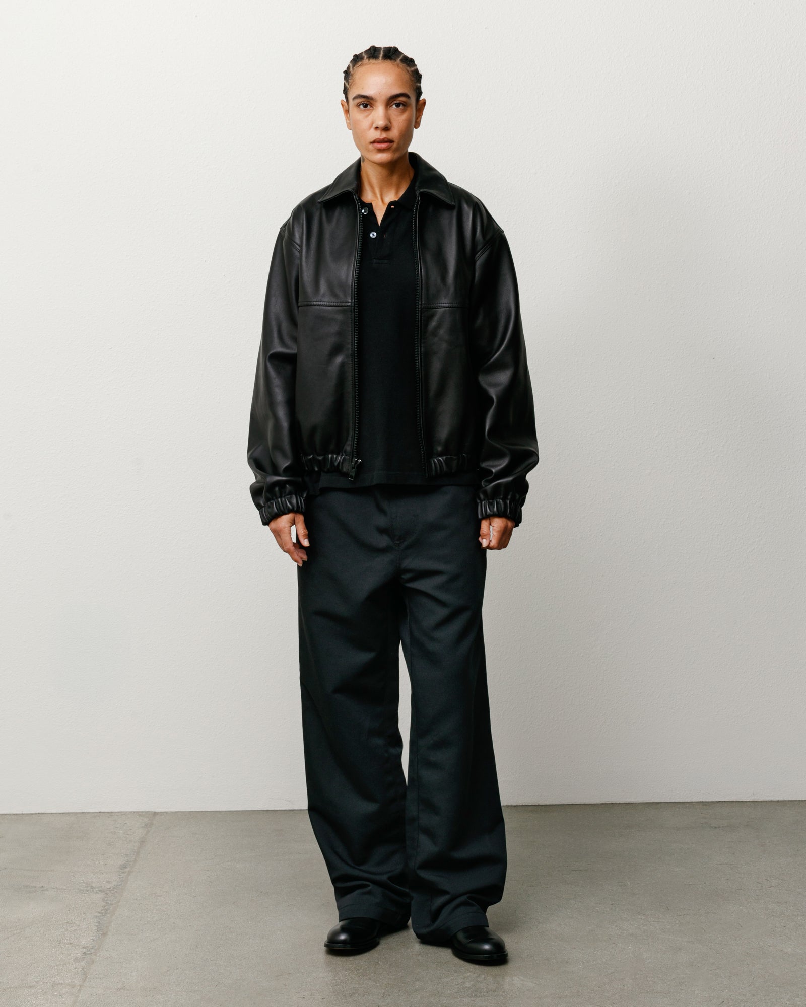 LEATHER WORK JACKET